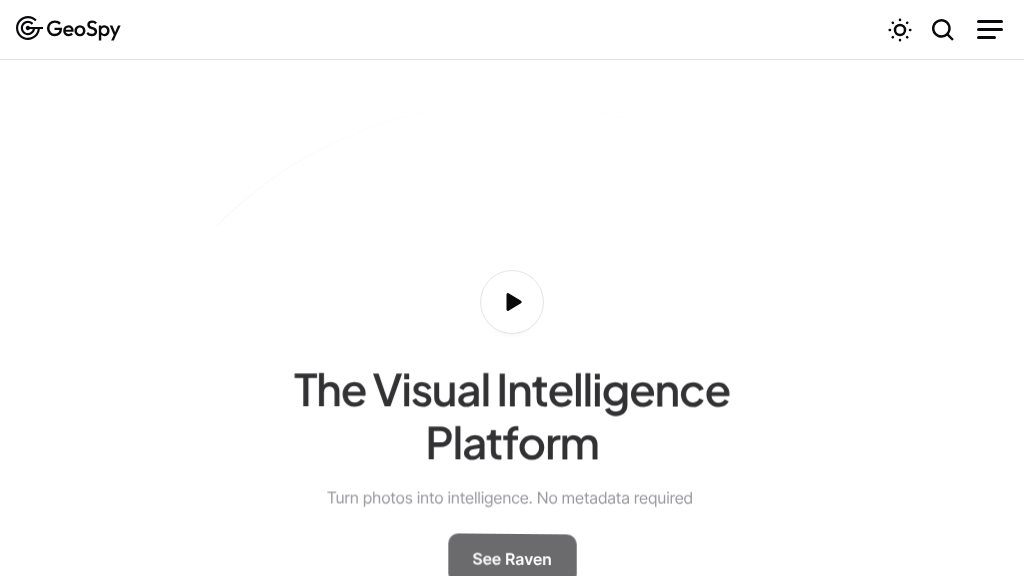 Screenshot of GeoSpy AI: Advanced Image Geolocation for Investigations