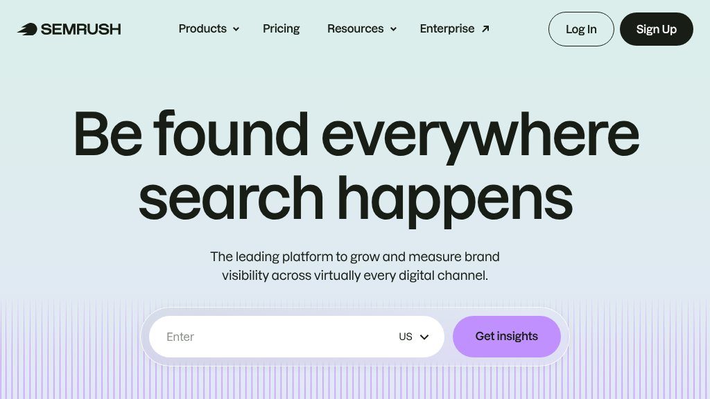 Screenshot of Semrush: Your All-in-One Platform for Digital Marketing Success