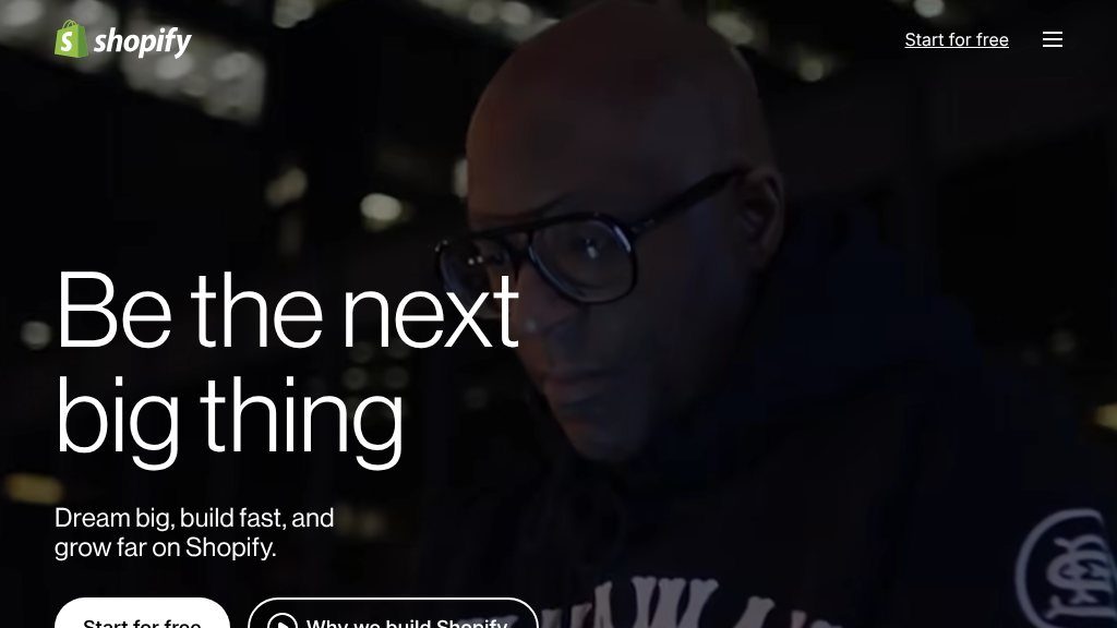 Screenshot of Shopify: Your All-in-One E-commerce Solution for Success