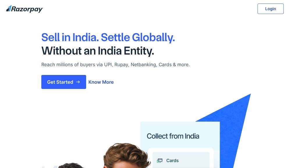 Screenshot of Razorpay: Streamlining Online Payments with a Comprehensive Payment Suite