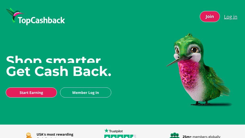 Screenshot of TopCashback Review: How to Maximize Savings with Cash Back from 7,000+ Stores
