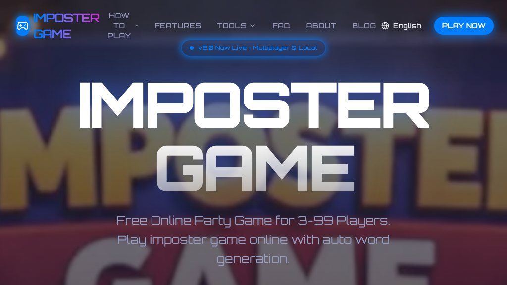 Screenshot of Imposter Game: Free Online Social Deduction Party Game