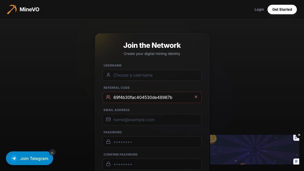 Screenshot of MineStack: Engage in Realistic Cloud Mining Simulation Gaming