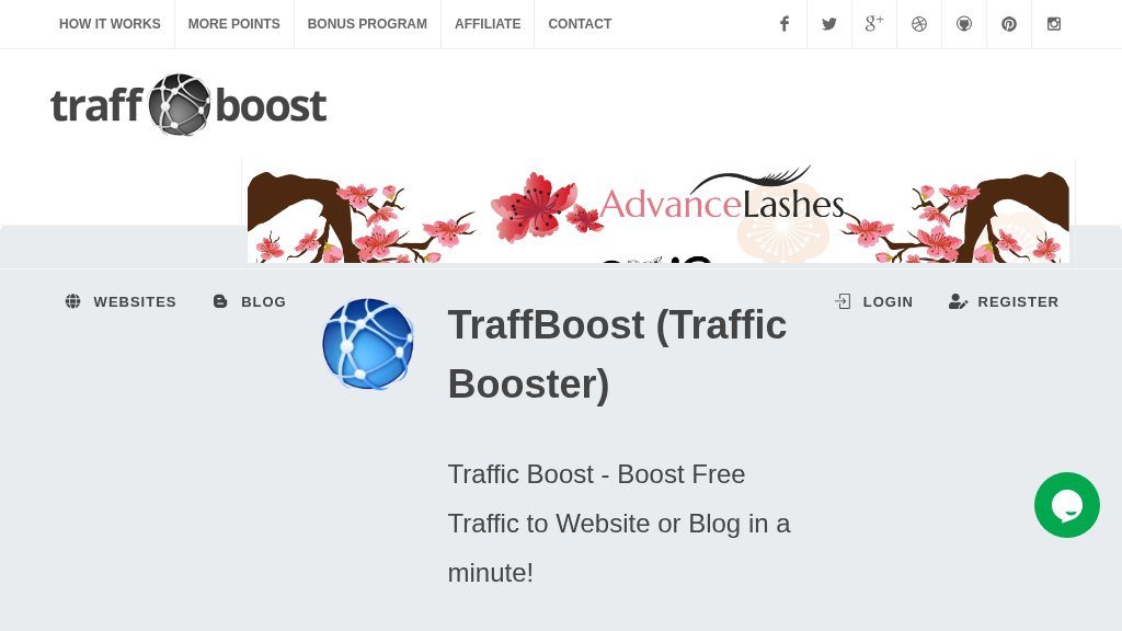 Screenshot of Traffic Boost: Effortless Global Website Traffic Generation Made Simple