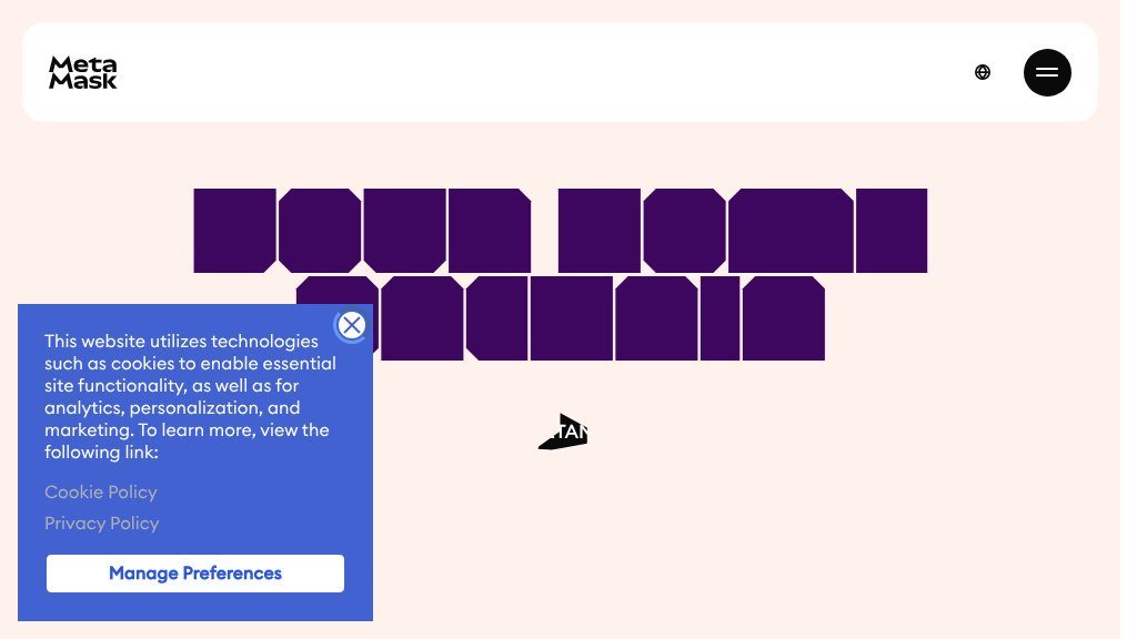 Screenshot of MetaMask: Secure and Versatile Crypto Wallet for Buying and Selling BTC, ETH, SOL
