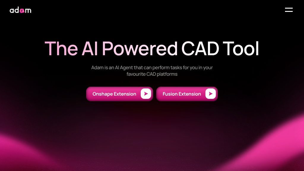 Screenshot of Adam: AI-Driven CAD Assistant for Faster Mechanical Design
