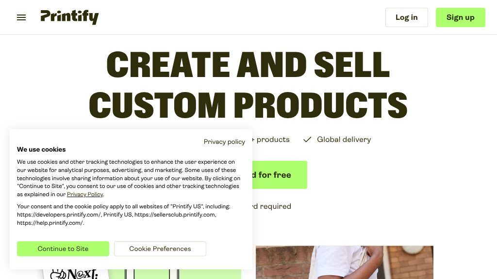 Screenshot of Printify Overview: Simplify Your Online Store with Custom Product Printing