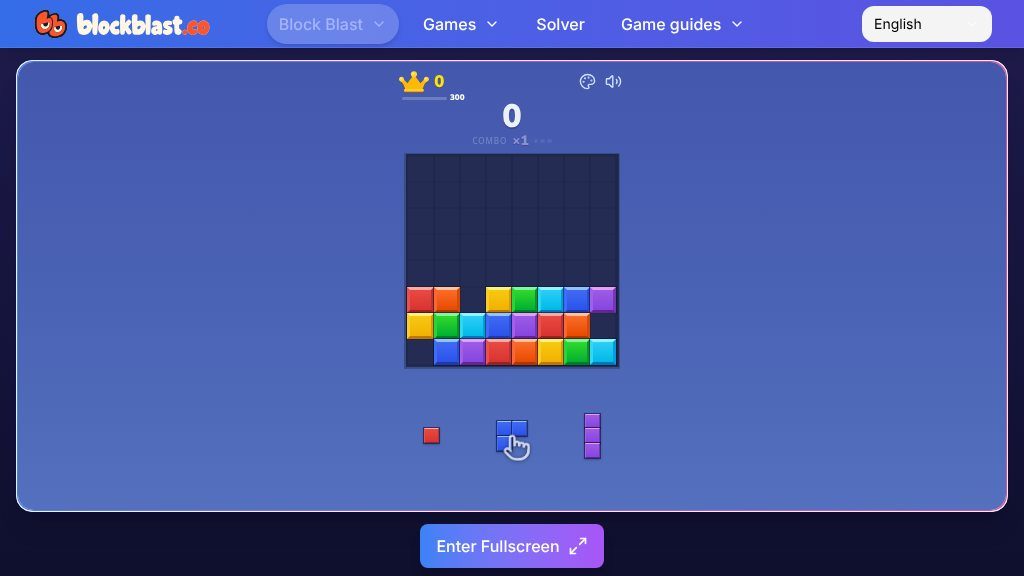 Screenshot of Block Blast Online: Browser Puzzle Game Overview and How to Play